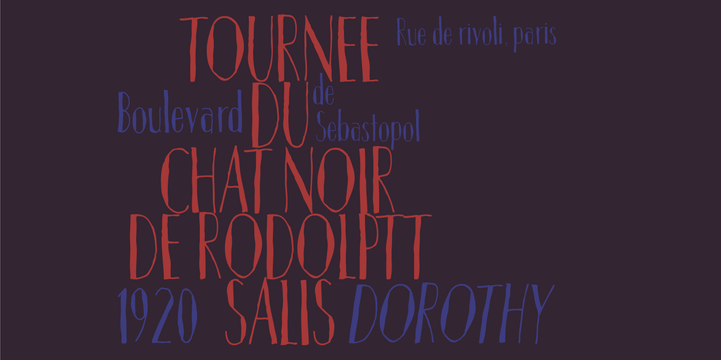 Example font TOMO Dora Sans #5